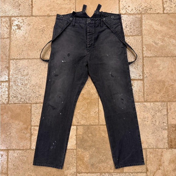 Visvim Travailler Braces Overall Painter’s Distressed Pants